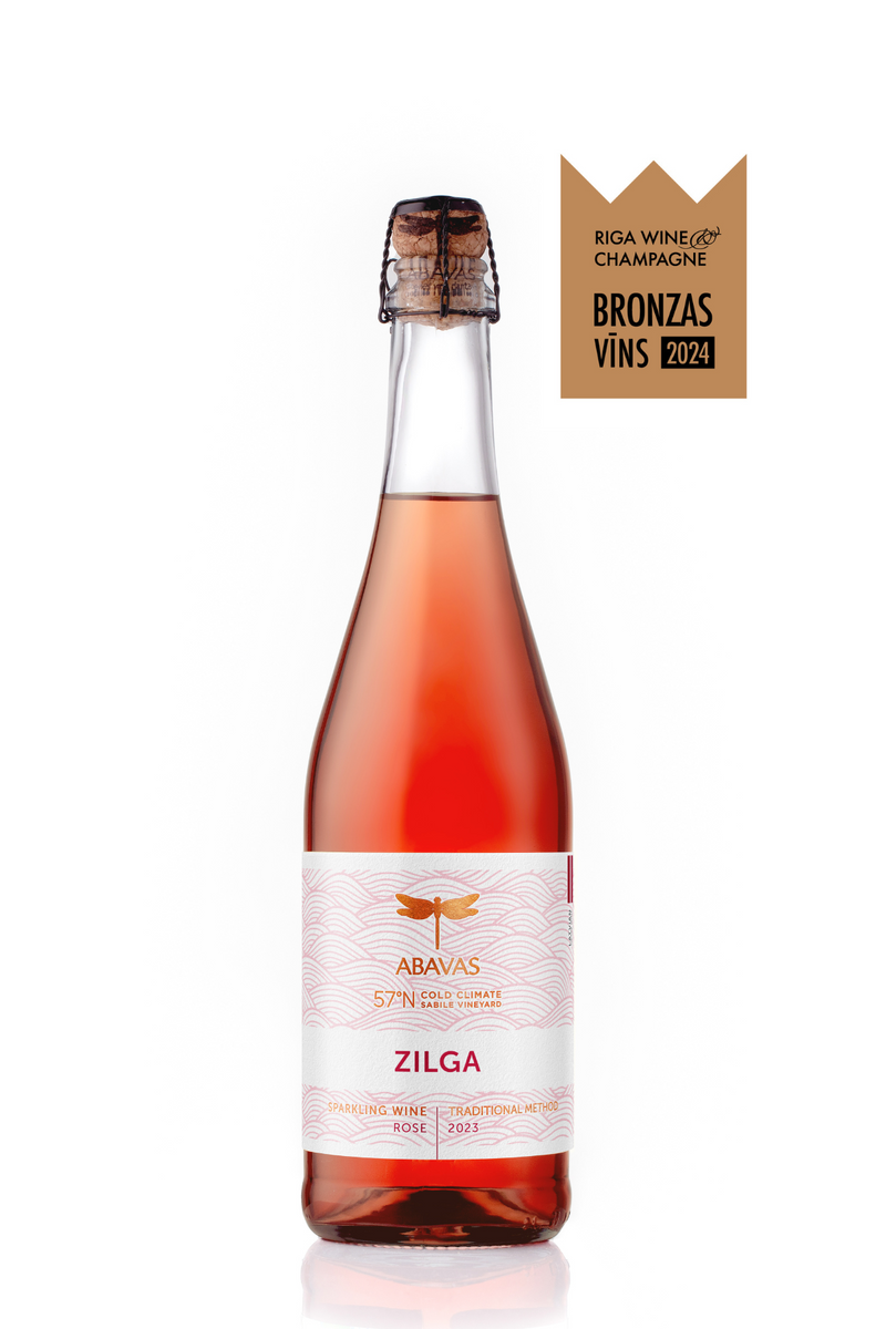 Grape sparkling wine Zilga 2022, traditional method